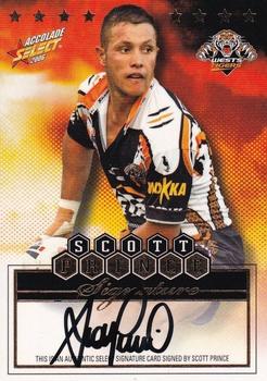 2006 Select Accolade - Signature #AS1 Scott Prince Front